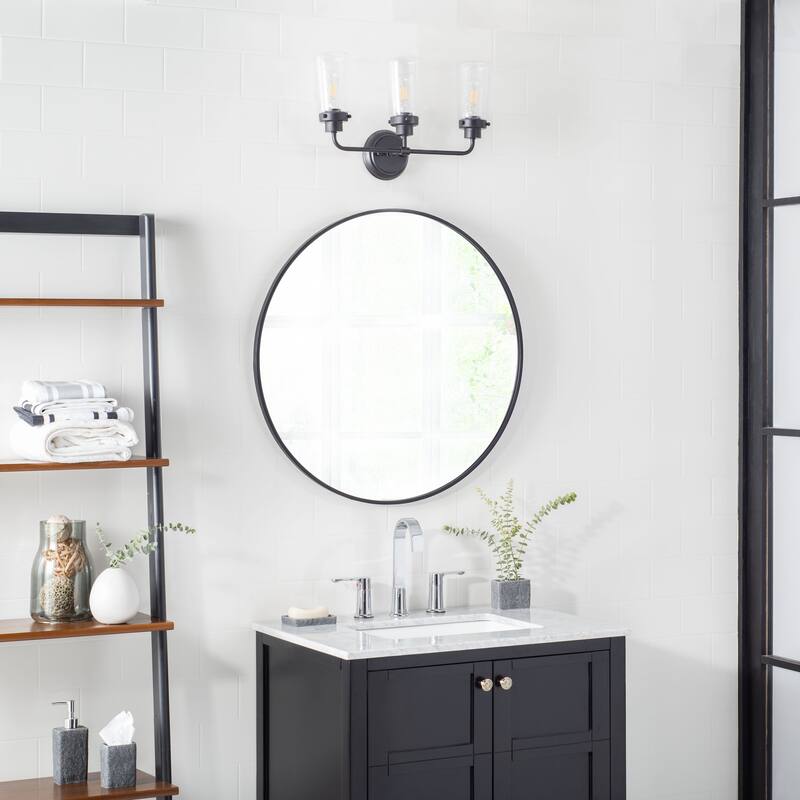 SAFAVIEH Lighting Derser 3-light LED Vanity Sconce - Oil Rubbed Bronze - 19"W x 6"D x 12"H