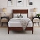 preview thumbnail 3 of 9, Pasadena Solid Wood Low Profile Platform Bed