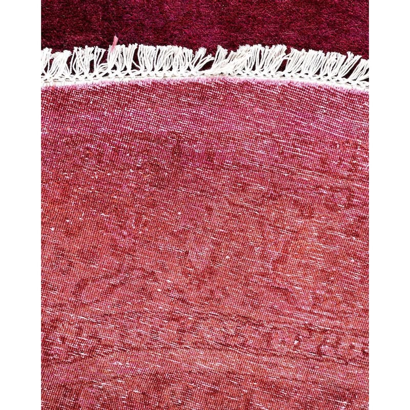 Fine Vibrance, One-of-a-Kind Hand-Knotted Area Rug - Pink, 6' 1" x 6' 1" - 6' 1" x 6' 1"
