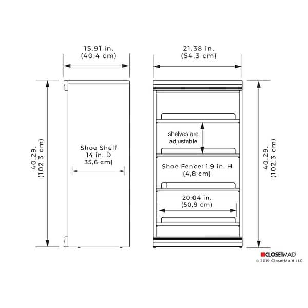 Modular Storage 21.38 W Shelving Unit with 12 Shelves
