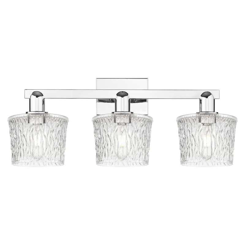 Innovations Lighting 716-3W-11-26 Niagara Vanity Niagara 3 Light 26" - Polished Chrome / Clear