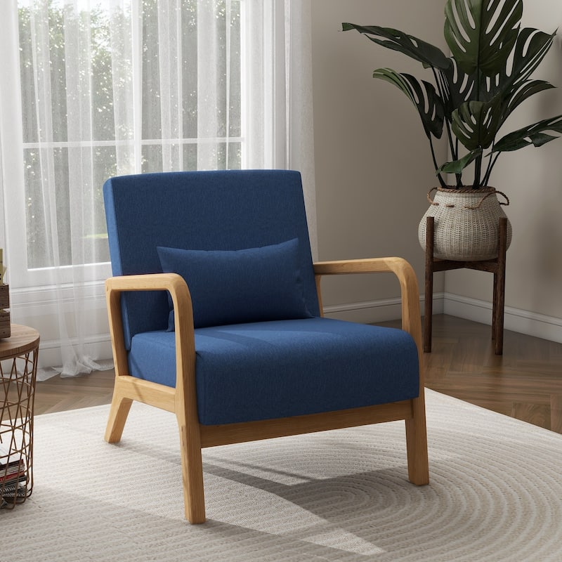 Modern Accent Chairs for Living Room - Dark Blue