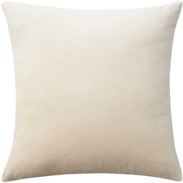 Mina Victory Sofia Solid Throw Pillow - 20" x 20" - Beige