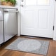 preview thumbnail 78 of 132, Premium Washable Super Soft Modern Zen Mayfield Rug Gray - 1'8" x 2'6"
