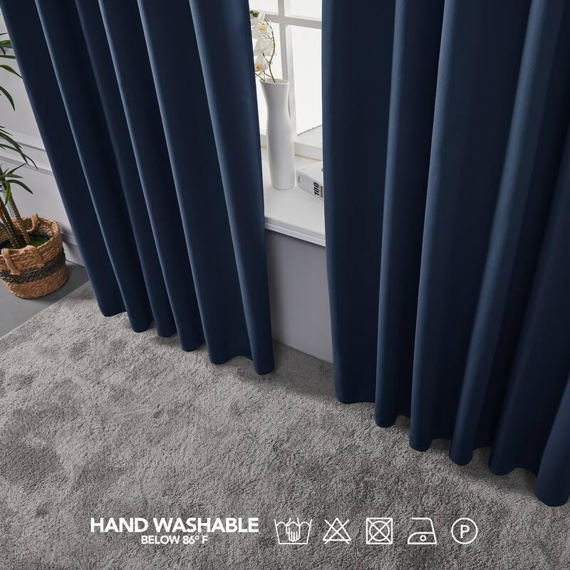 Deconovo Thermal Insulated Blackout 84-inch Curtain (2 Panel) - 52 x 84
