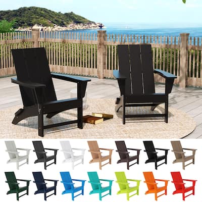 Laguna Modern Folding Adirondack Chair (Set of 2)