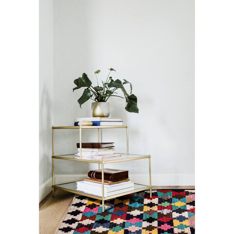 ECARPETGALLERY Flat-Weave Ankara Multi Color Wool Kilim - 5'5 x 11'8