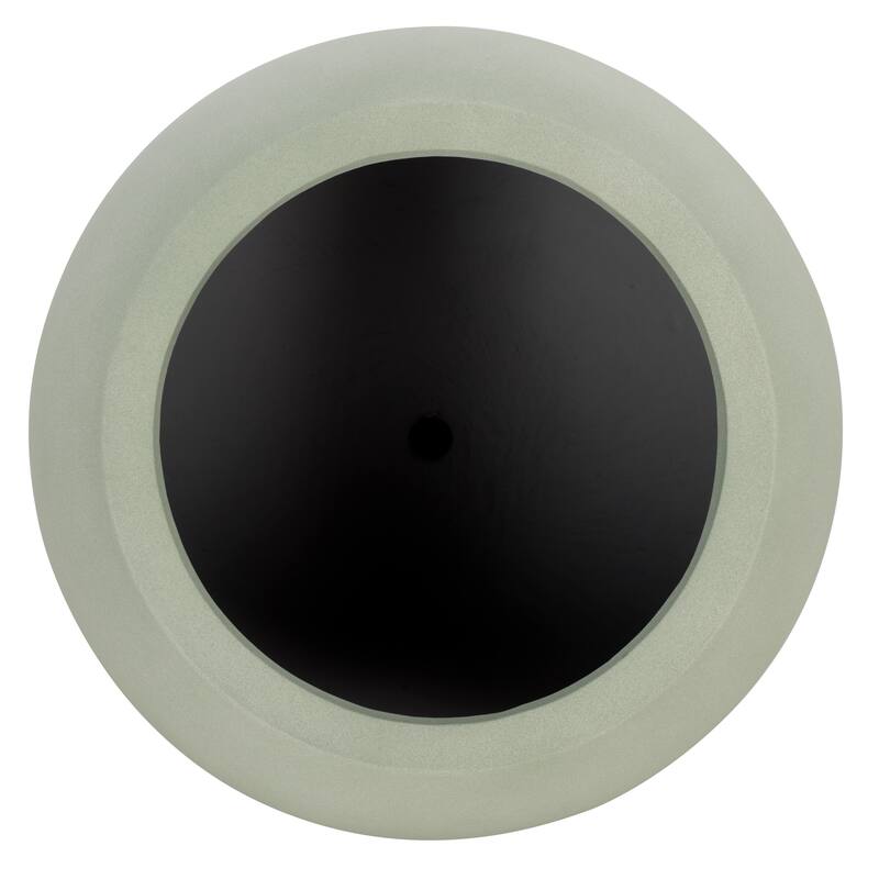 SAFAVIEH Outdoor Dejah Black Planter - 20"W x 20"D x 16"H