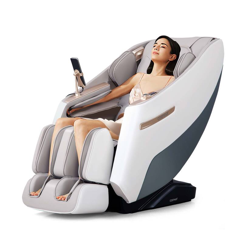 Costway Zero Gravity SL Track Full Body Massage Chair with Waist