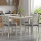 preview thumbnail 1 of 12, VECELO 47" Square Dining Table Set, Modern Dining Table and Chairs Set for 4-6 Person