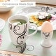 preview thumbnail 42 of 65, VEWEET 20-Piece White Porcelain Dinnerware Set (Service for 4)