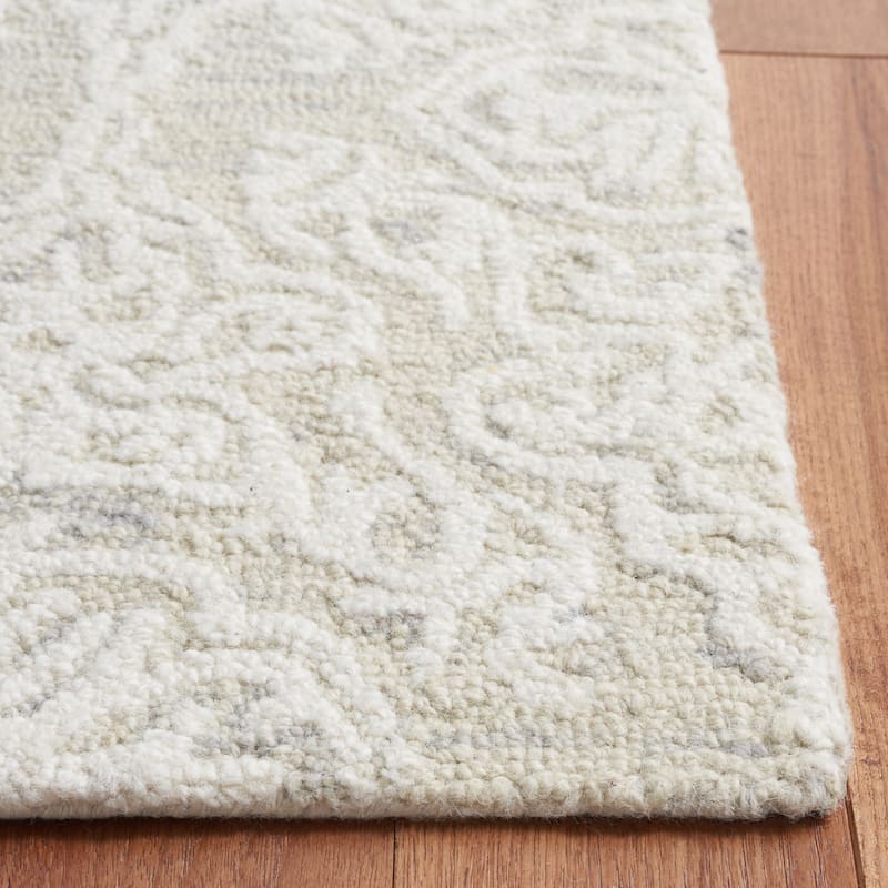 SAFAVIEH Handmade Blossom Mahalia Modern Floral Wool Rug