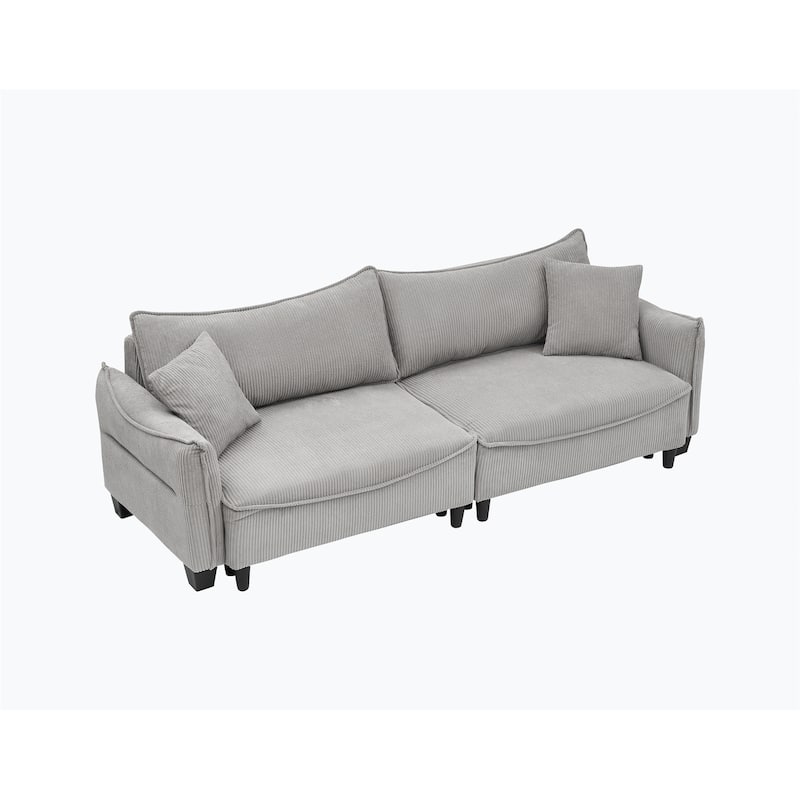 Corduroy Fabric Sofa