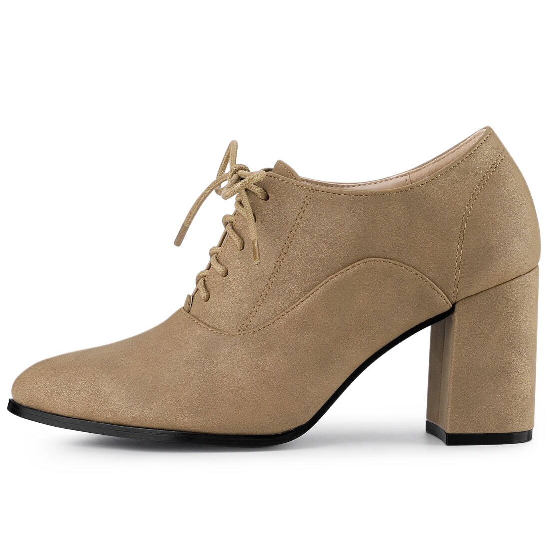 pointed toe booties chunky heel