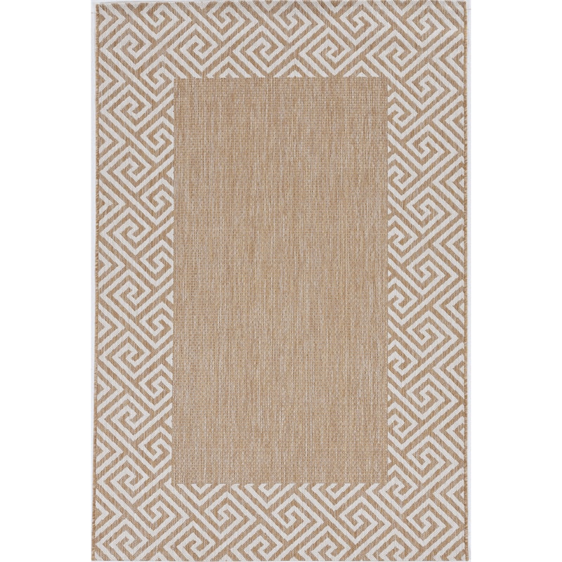 Bovence Global Runes Indoor/Outdoor Rug by Havenside Home - 7'10" Round