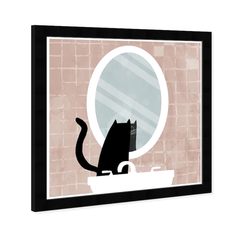 Wynwood Studio Prints Animals Who is That Black and Modern & Contemporary Wall Art Canvas Print