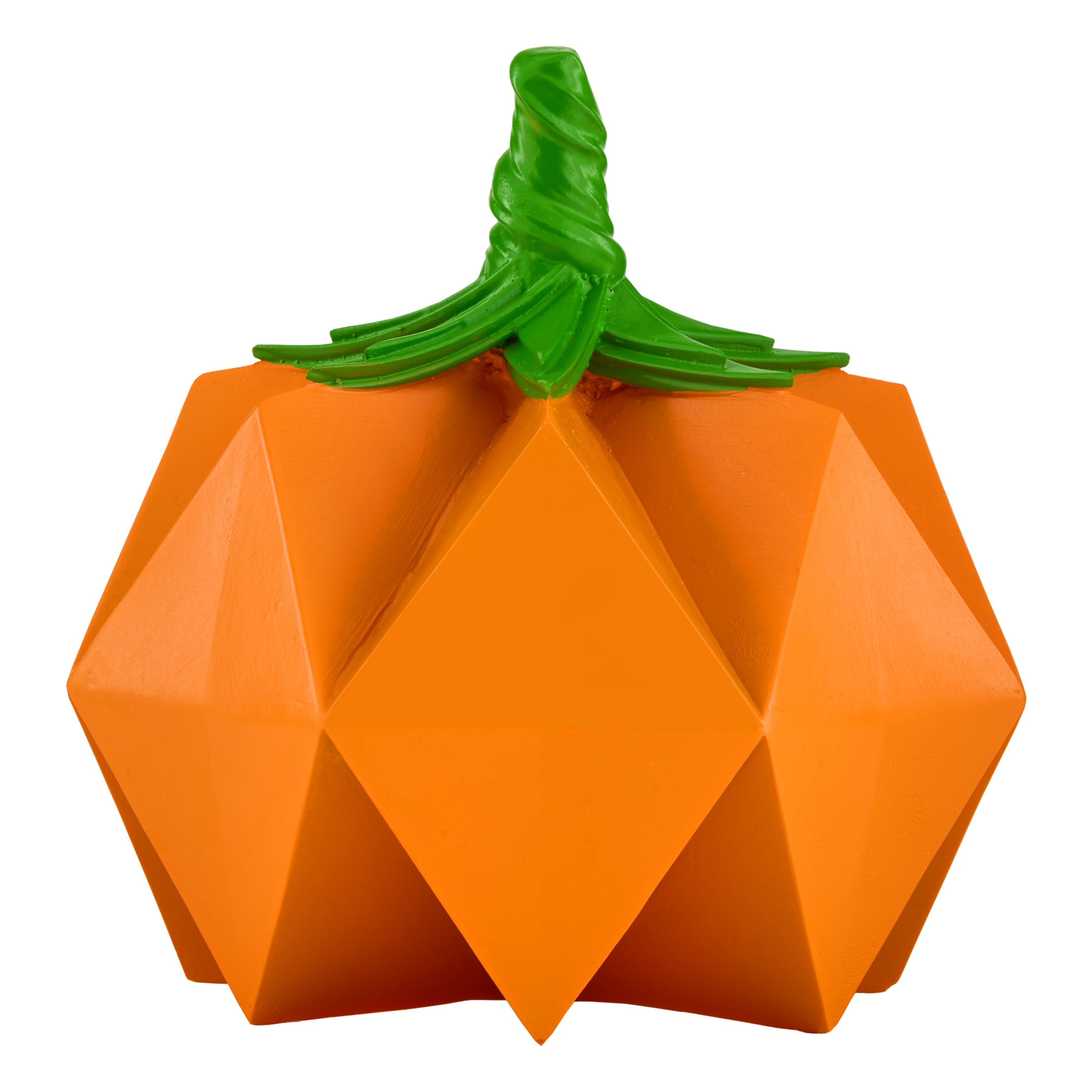 National Tree Company 6" Orange Halloween Origami Pumpkin Tabletop Decoration - 6 in