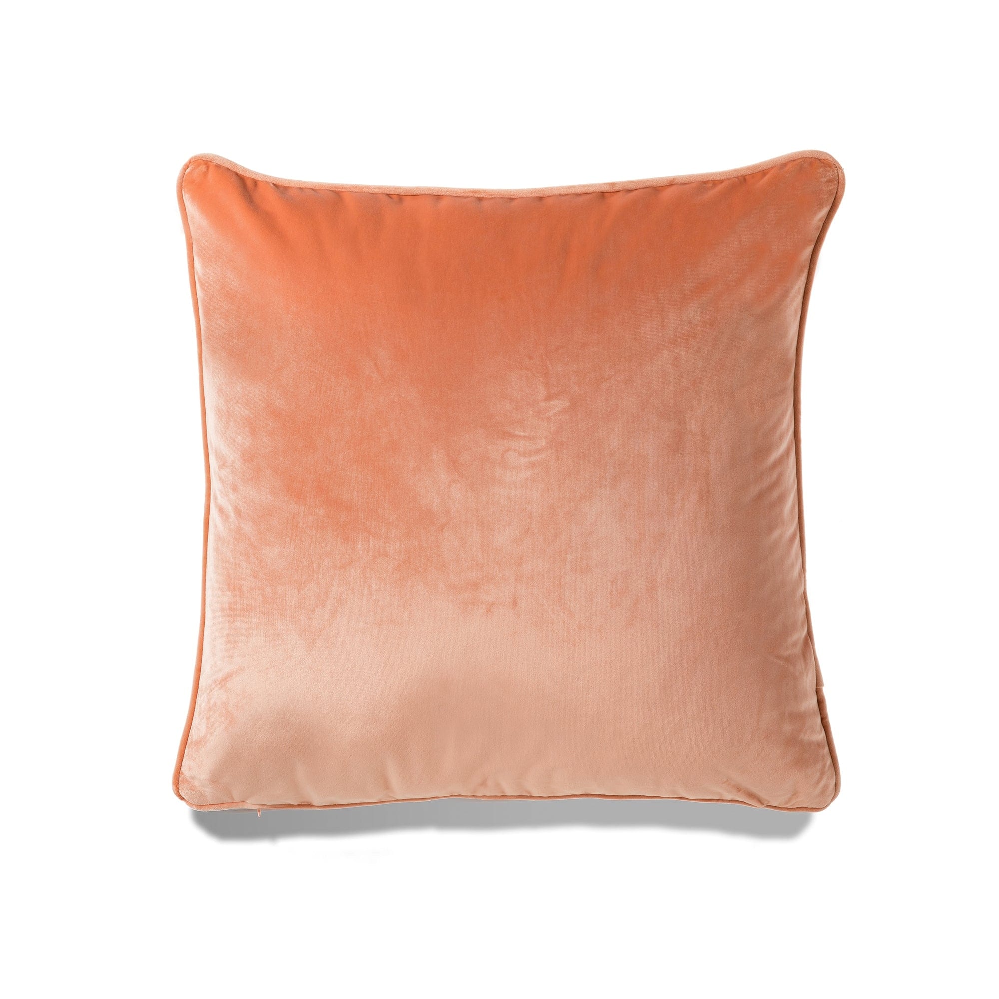 Orange With Polyester Insert Pillow