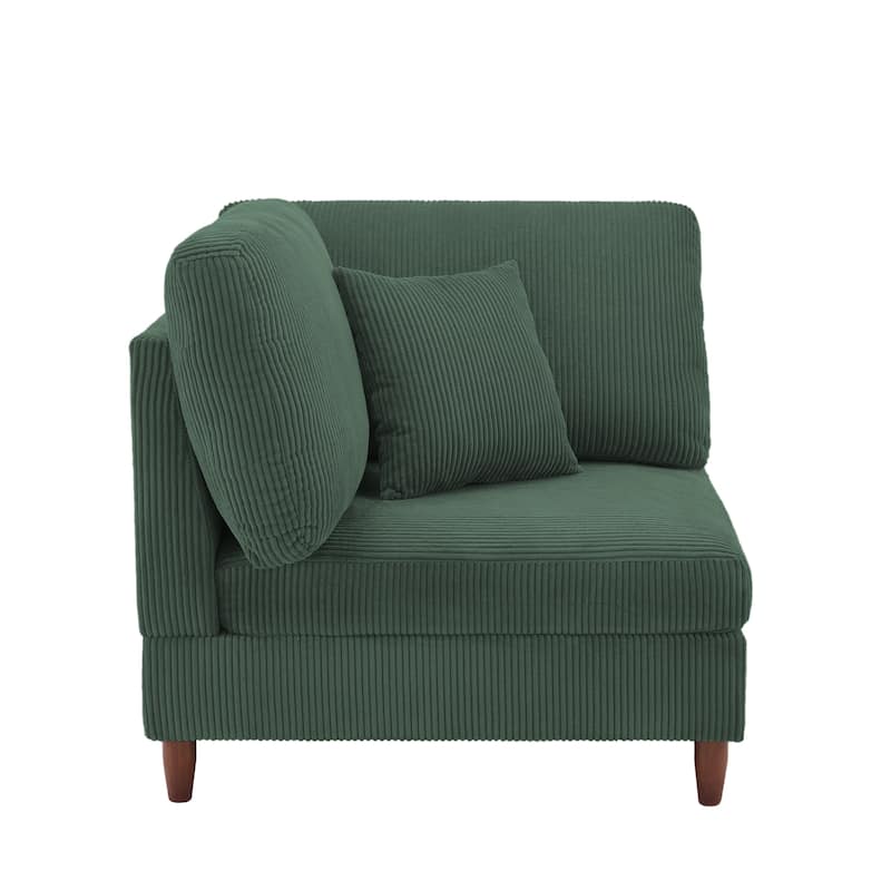 Free Combination Multi-Shaped Corduroy Sofa Modular