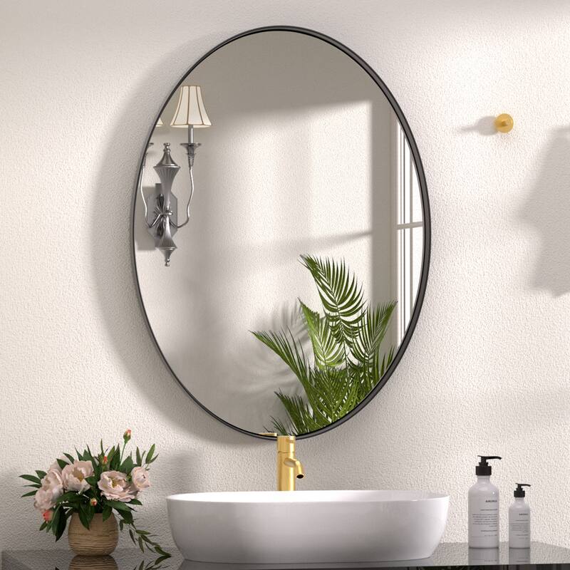 Bathroom Mirror Wall Mirror Vanity Mirror with Metal Frame (1 Piece)
