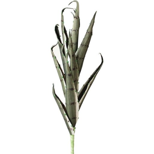 27" Lush Green Artificial Aloe Vera Succulent Plant Stem - N/A