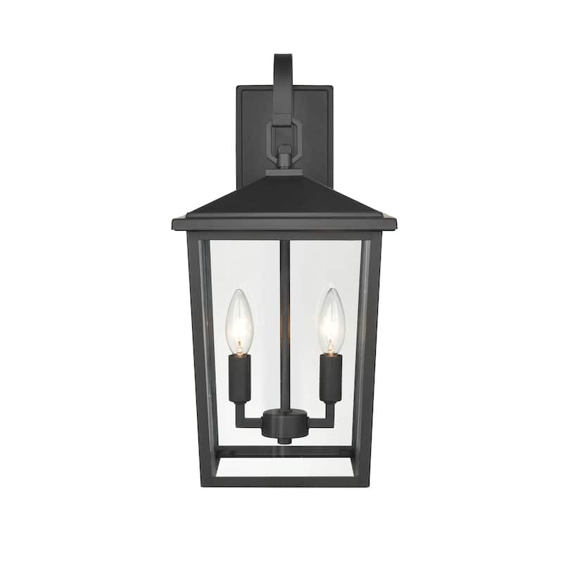 Millennium Lighting Fetterton 18" 2 Light Outdoor Wall Sconce in Multiple Finishes - Powder Coat Black