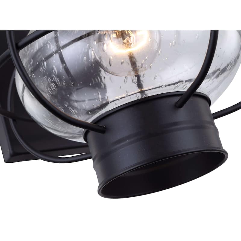 2 Pack 1-Light Outdoor Wall Lantern Light - 9"x10.72"x17.51"