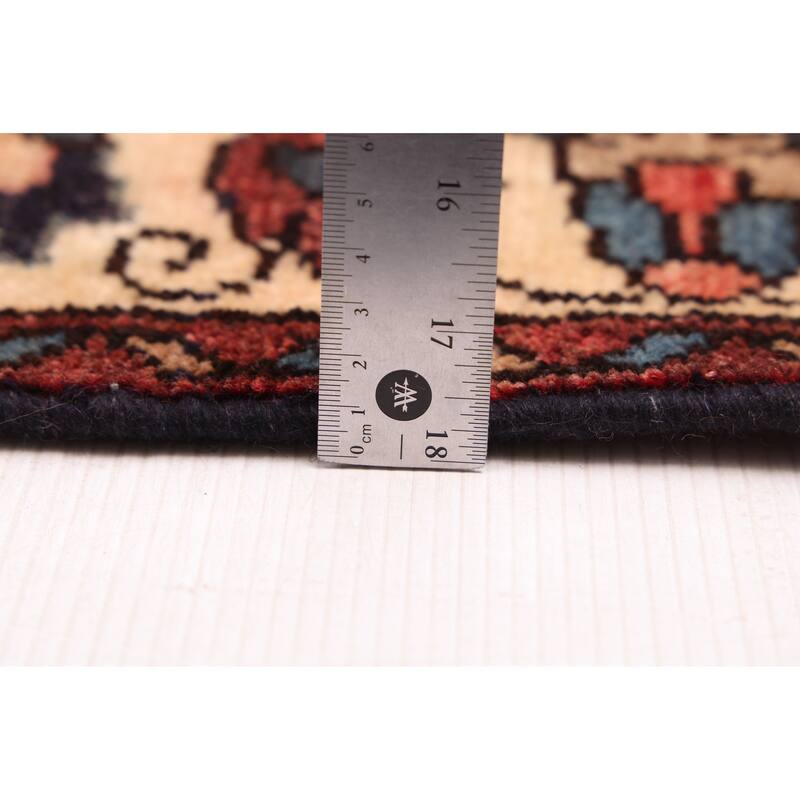 ECARPETGALLERY Hand-knotted Andelz Dark Navy Wool Rug - 3'8 x 9'10