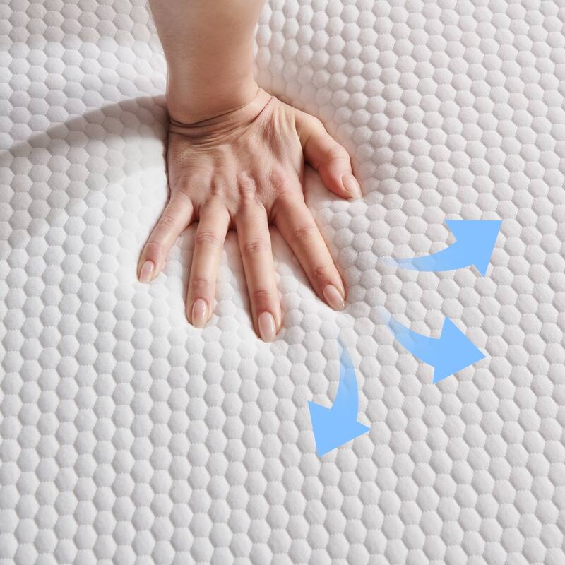 Molblly 10" Medium Mattress Memory Foam， Bed-in-a-Box