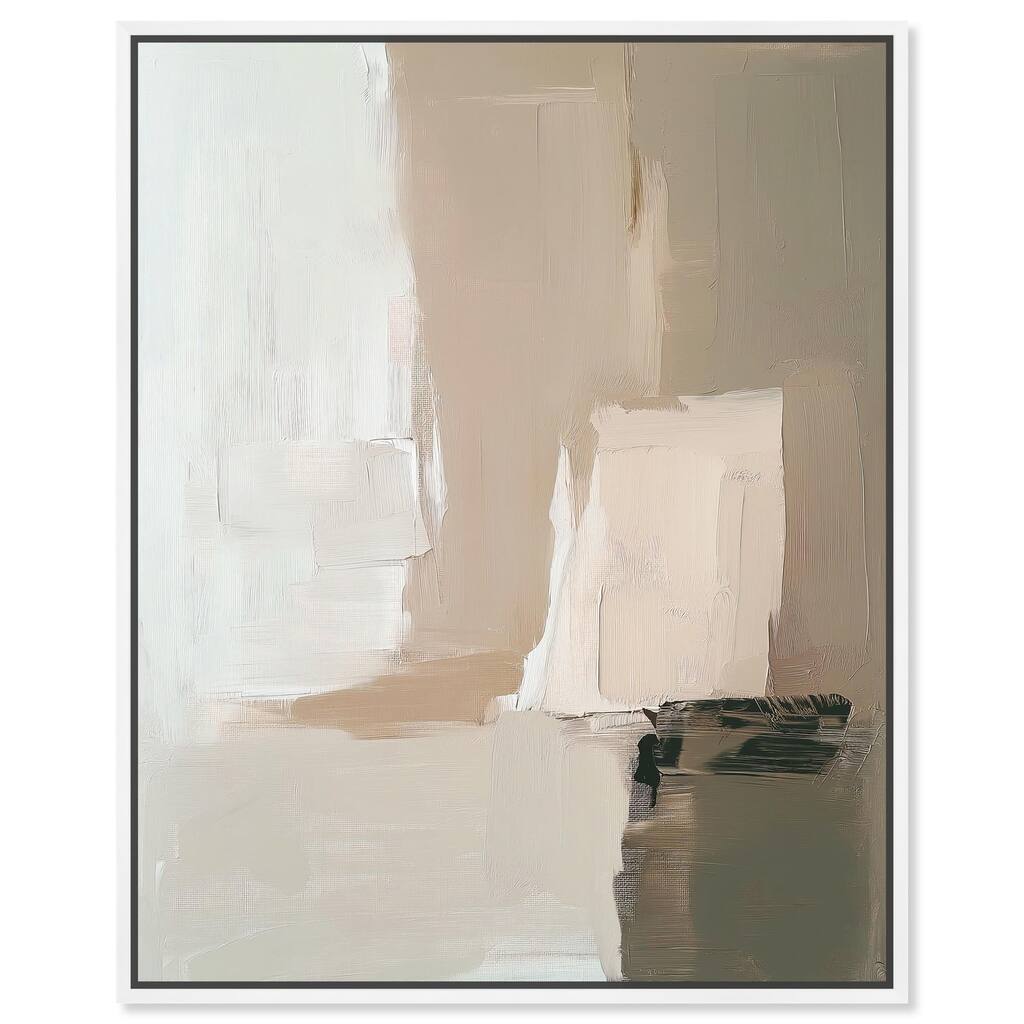 Pale Textured Silence II Canvas by Art Remedy