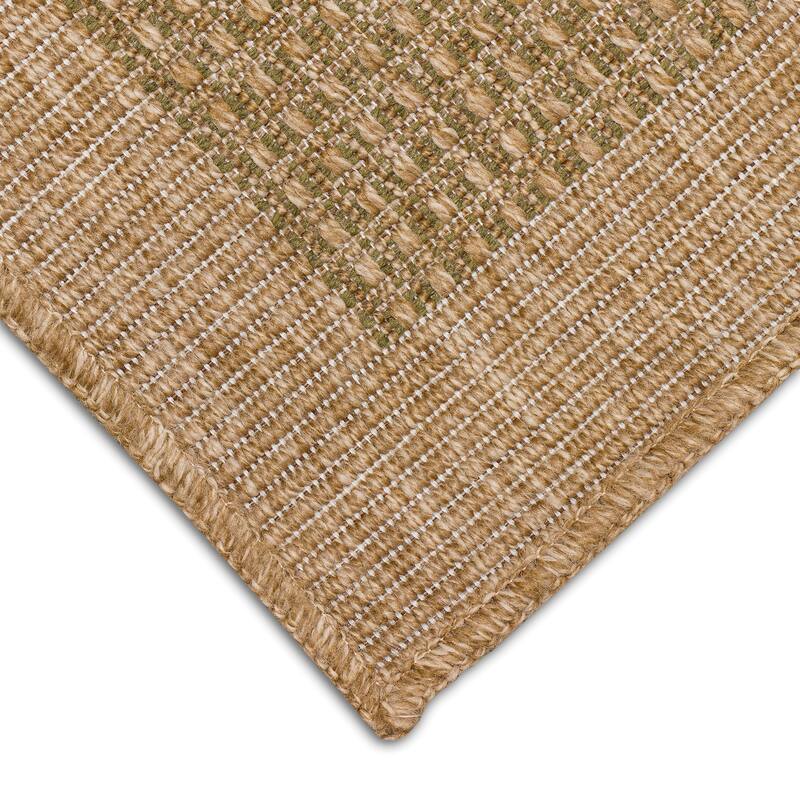 Liora Manne Sahara Texture Border Indoor/Outdoor Rug