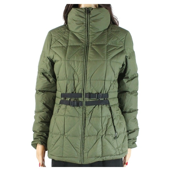 The North Face Green Womens Size Small S Belted Mera Peak Jacket
