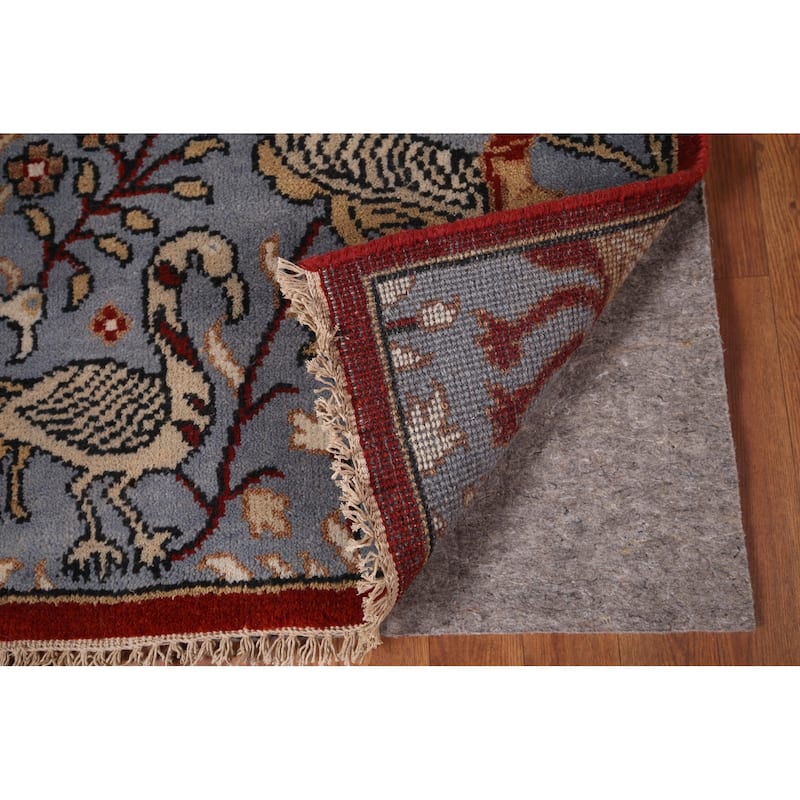Animals Design Ziegler Oriental Runner Rug Hand-Knotted Wool Carpet - 2'7"x 13'9"