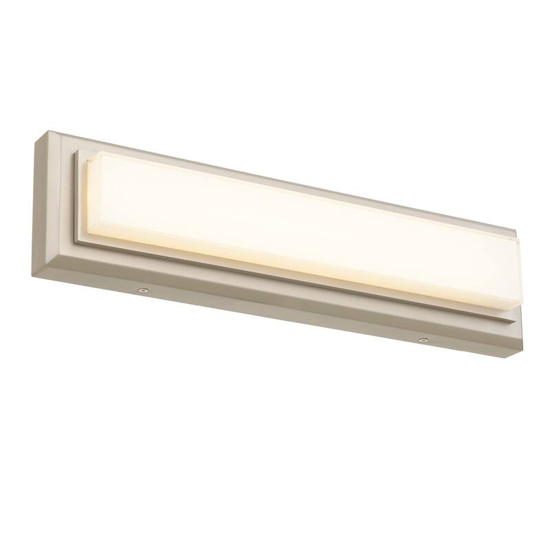 Purity 18" Brushed Nickel LED Bathroom Vanity Light