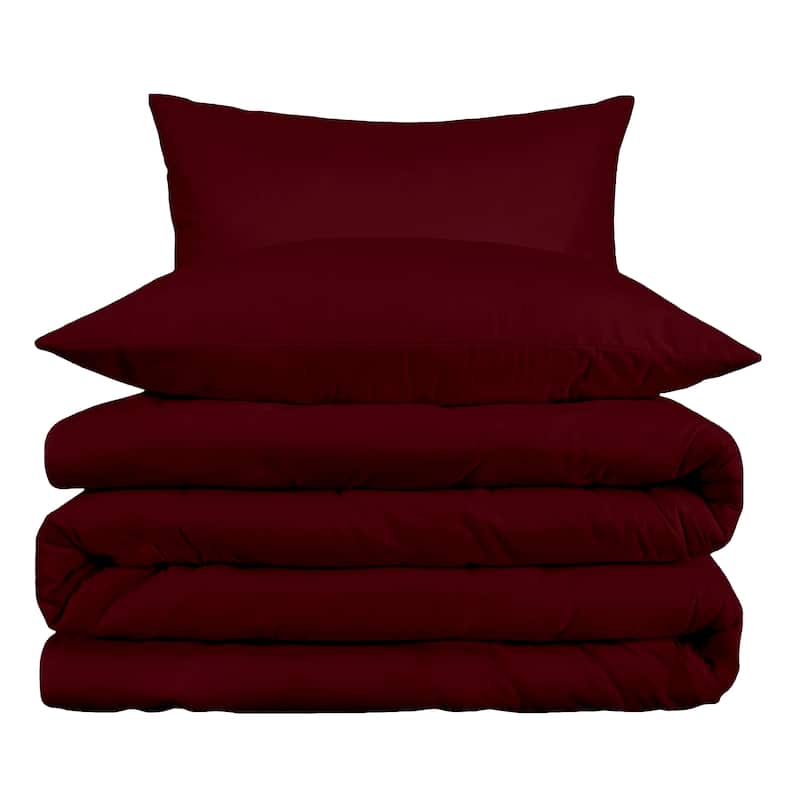 Egyptian Cotton 1000 Thread Count 3 Piece Duvet Cover Set by Superior
