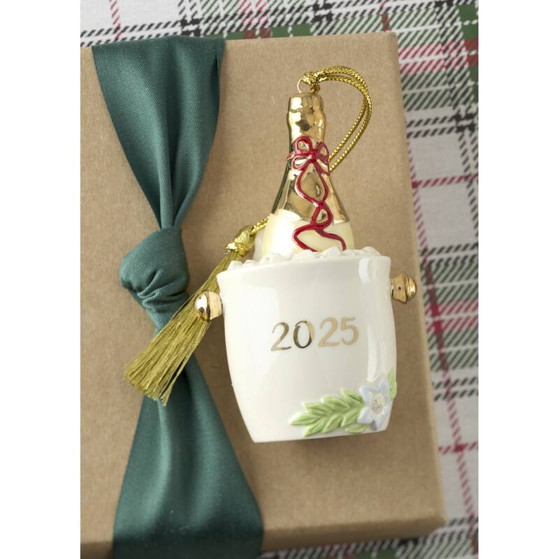 Lenox 2025 Champagne Bucket Ornament