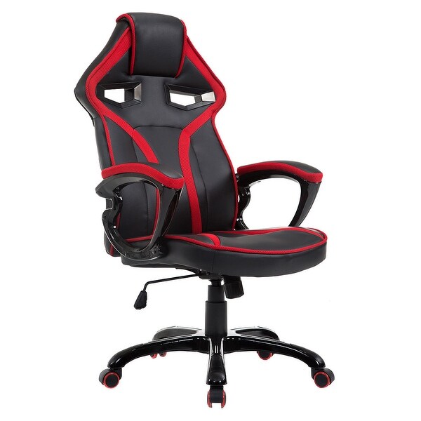 Costway Race Car Style Bucket Seat Office Chair High Back Costway Race Car Style Bucket Seat Office Chair High Back Racing Gaming Desk Task