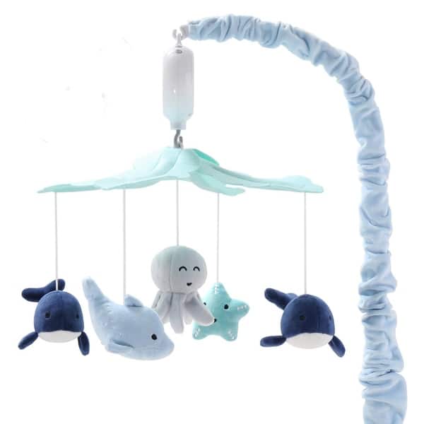 slide 2 of 5, The Peanutshell Sealife Baby Musical Crib Mobile