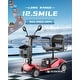 preview thumbnail 3 of 26, Folding Portable Mobility Scooter，Long-Range Battery Motorized Scooter for Seniors - N/A red