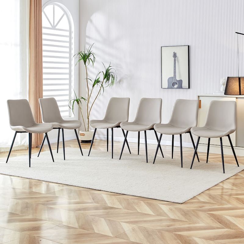 Dining Chair,Curved Widened Cushion Design for Comfort