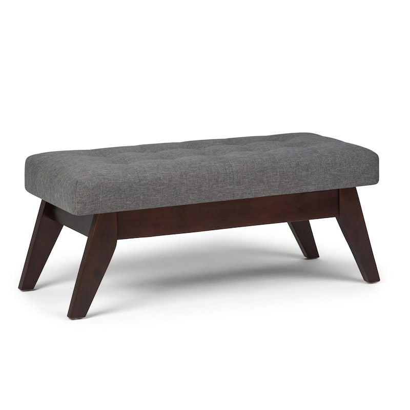 WYNDENHALL Tierney 40 inch Wide Mid Century Modern Rectangle Ottoman Bench