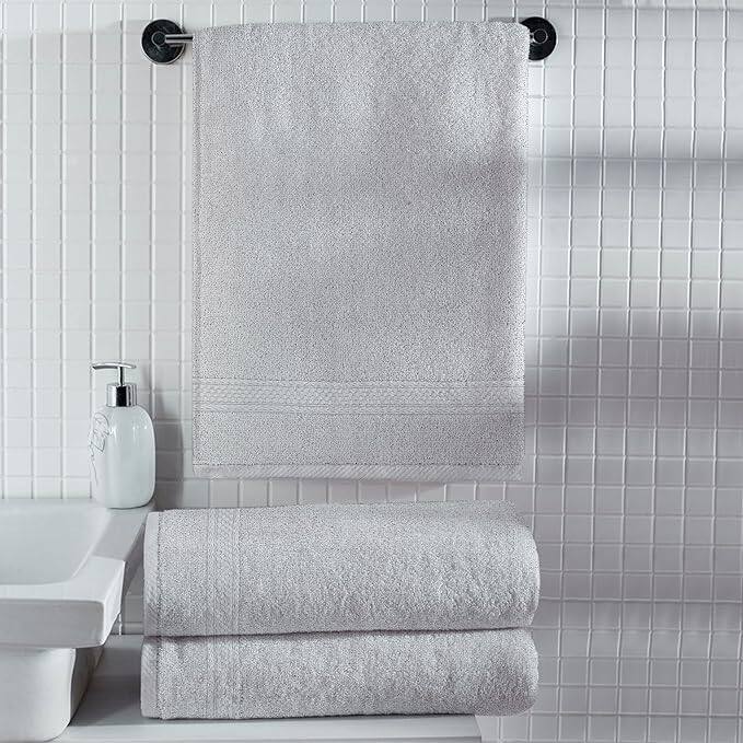 A1HC Bath Sheet 500 GSM 100% Ring Spun Cotton Low Lint, Ultra Soft, Highly Absorbent Quick Drying Bathroom Sheet Sets