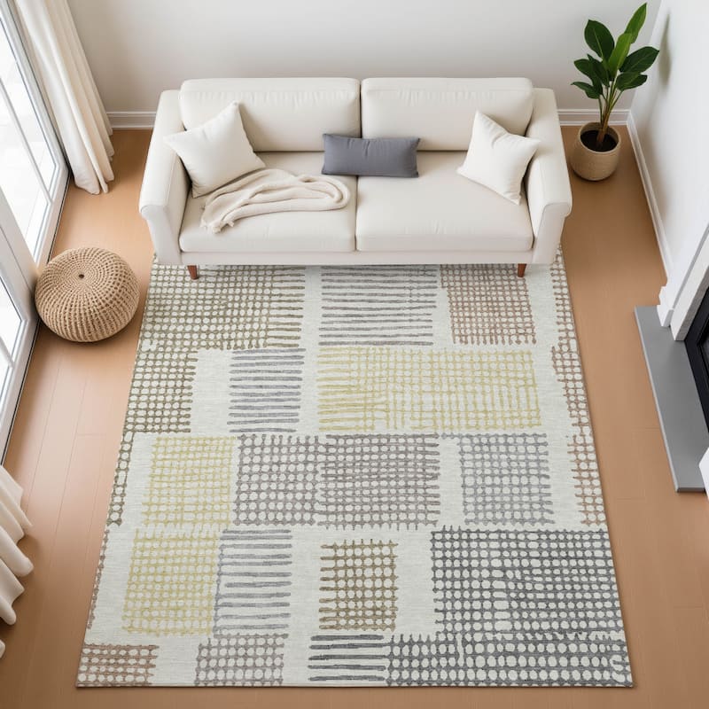 Premium Washable Super Soft Casual Modern Mayfield Rug - Dune - 9' x 12'