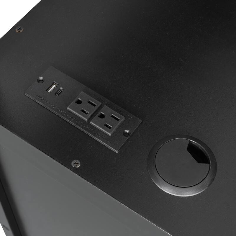 Full Size Gaming Loft Bed with Desk & RGB LED Lights, Pro-Gamer Setup with Pegboard, Keyboard Tray & Storage