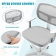 preview thumbnail 21 of 48, Costway Auto Lock Kids Mesh Chair with Armrests Height Adjustable - 21.5''x 20''x 31.5''-36''
