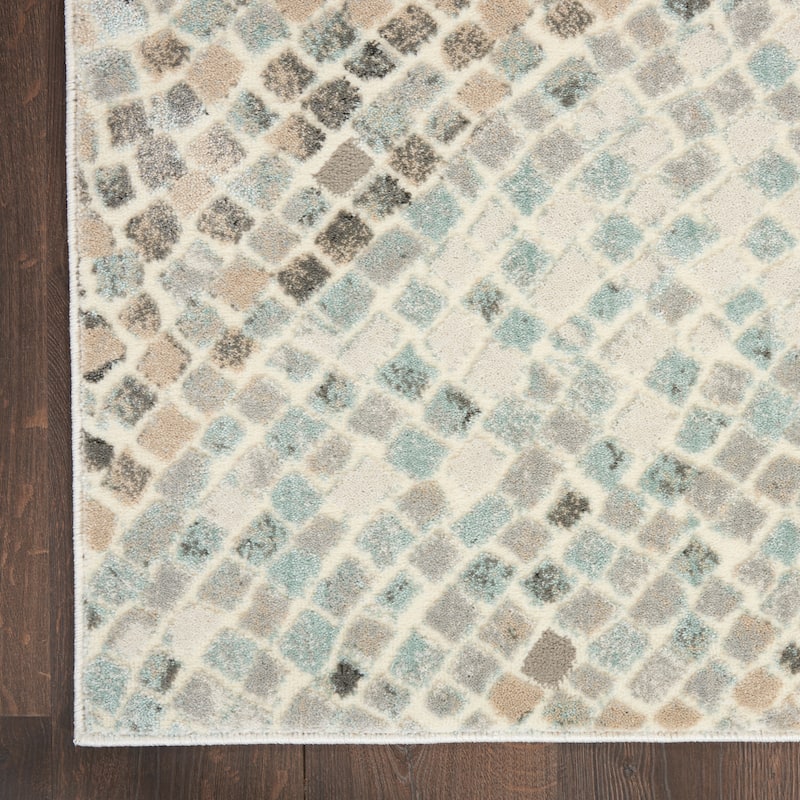 Nourison Marmara Contemporary Mosaic Abstract Area Rug
