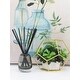preview thumbnail 2 of 7, Grey Tinted Glass Reed Diffuser Zen Tea Scent