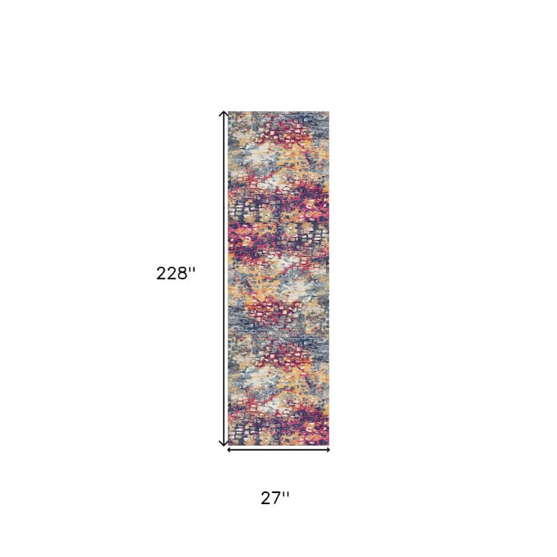 HomeRoots Codo Abstract Modern Square Area Rug