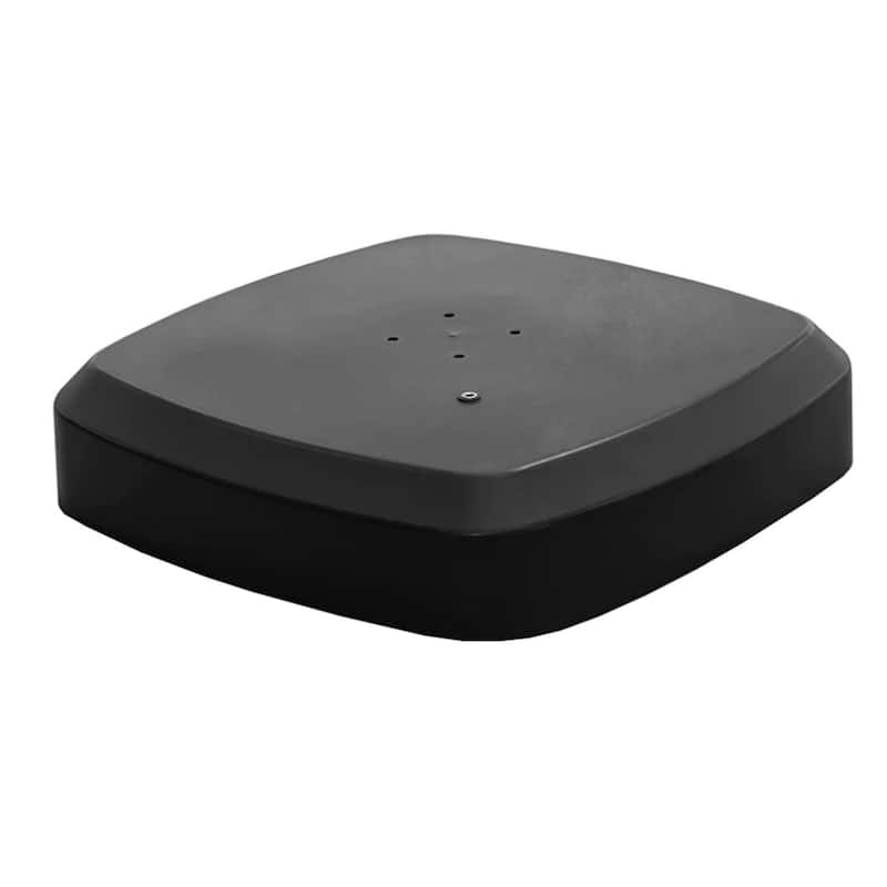 PURPLE LEAF 35.4" Square Outdoor Patio Umbrella Base with Wheels - 35.4" X 35.4" X 7.9"