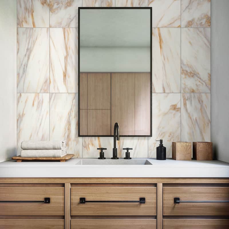 Daltile Gamma 12" x 24" Natural Stone Wall and Floor Tile (4 PC per Carton) (8.00 SQFT per Carton)